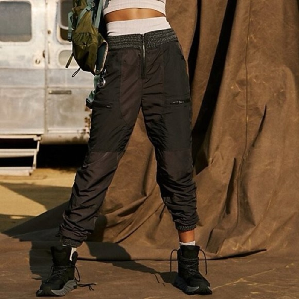 FP Movement by Free People Black Track Jogger Pants
